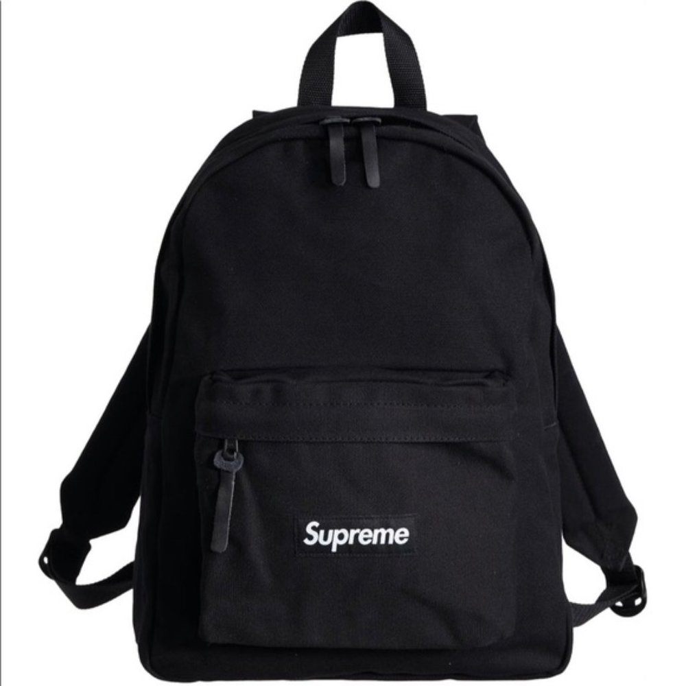 Supreme Canvas Backpack (Black)